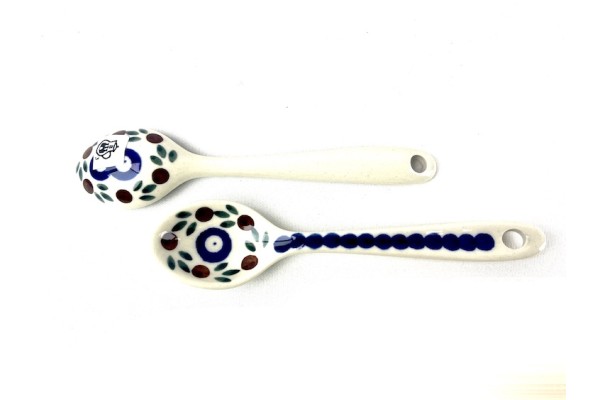 592 5Bunzlau Theelepeltje 70 Flower Tendril  Theelepeltjes